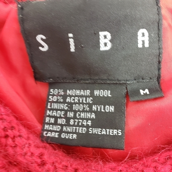 VINTAGE SiBA Mohair Lined Ski Sweater Tunic EUC - Picture 11 of 16